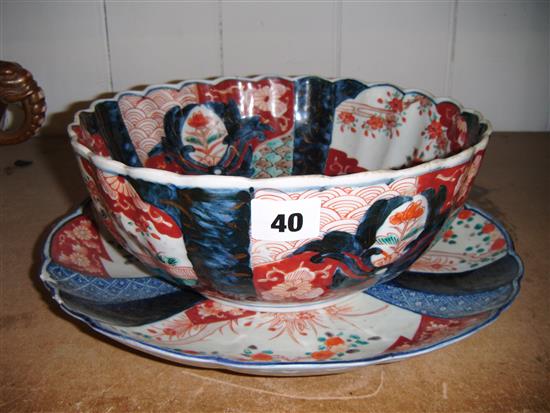 Imari bowl and dish